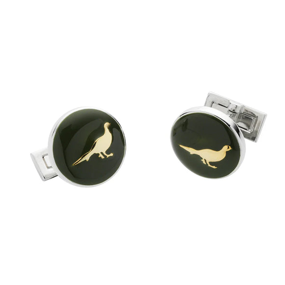 Laksen Pheasant Cufflinks