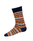 House of Cheviot Mens Fairisle Short Sock-3