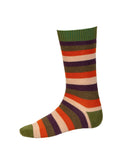 House Of Cheviot Stripe Socks Mens-1