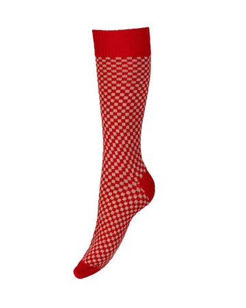 House Of Cheviot Ladies Gingham Socks - 0
