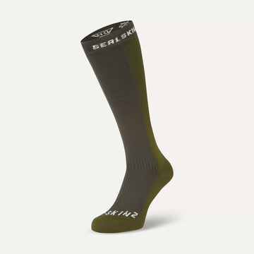 Sealskinz Worstead Waterproof Cold Weather Knee Length Sock - 0