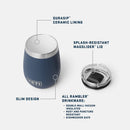 Yeti Rambler® 10oz Wine Tumbler with Magslider™ Lid-4