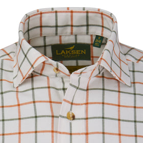 Laksen Fabian Brotted Cotton Shirt Sporting Fit - 0