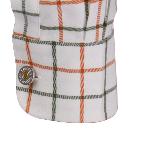 Laksen Fabian Brotted Cotton Shirt Sporting Fit