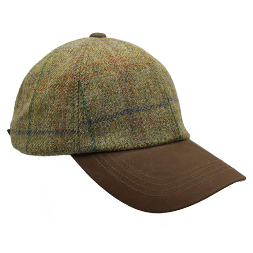 Heather Hats Tyndrum Tweed Baseball Hat