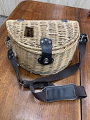 Woven Wicker Cartridge Bag with Shoulder Strap-1