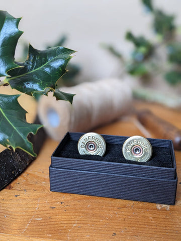 J Boult Cartridge Cufflinks 12 Bore