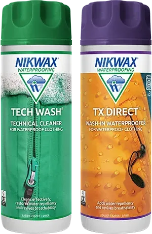 Nikwax Tech Wash® & TX.Direct® Wash-in 2pk