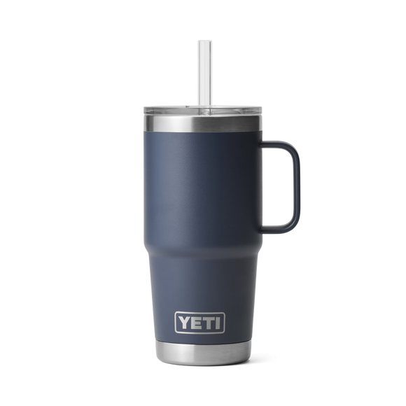 Yeti Rambler 25oz Straw Mug