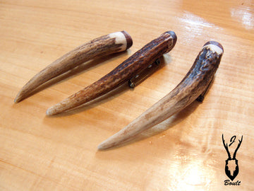J Boult Red Deer Antler Kilt Pin - 0