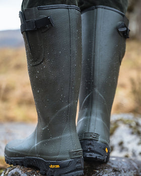 Hoggs of Fife Field Sport Neoprene Lined Wellingtons - 0