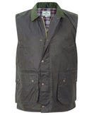 Hoggs of Fife Padded Waxed Waistcoat-3