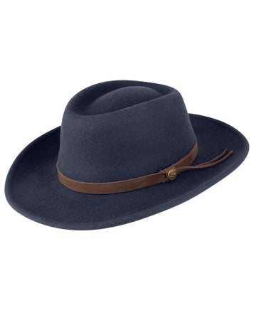 Hoggs of Fife Perth Crushable Felt Hat - 0