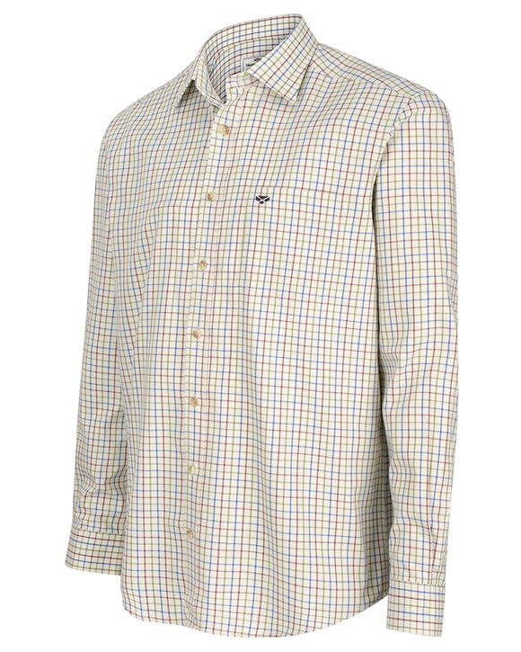 Hoggs of Fife Inverness Cotton Tattersall Shirt