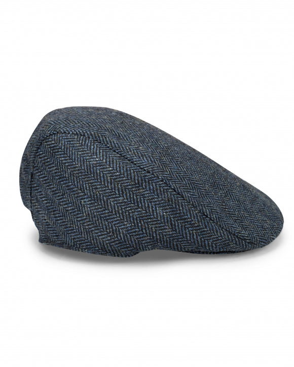 Hoggs of Fife Herringbone Waterproof Tweed Cap