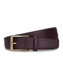 Hoggs of Fife Feathered Edge Leather Belt-3