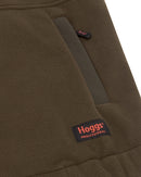 Hoggs of Fife Green King II 1/4 Zip Bonded Fleece-4