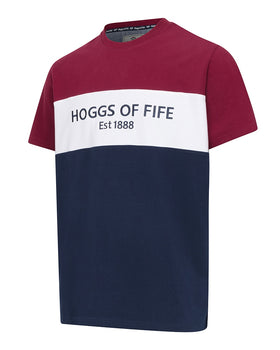 Hoggs of Fife Dalbeattie Colour Block T-Shirt