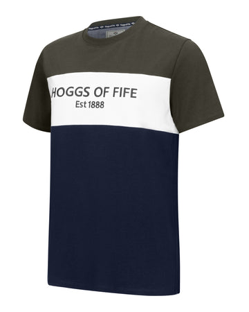 Hoggs of Fife Dalbeattie Colour Block T-Shirt - 0