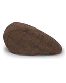 Hoggs of Fife Windowpane Waterproof Tweed Hat-3