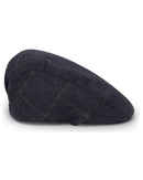 Hoggs of Fife Windowpane Waterproof Tweed Hat-4