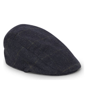 Hoggs of Fife Windowpane Waterproof Tweed Hat - 0