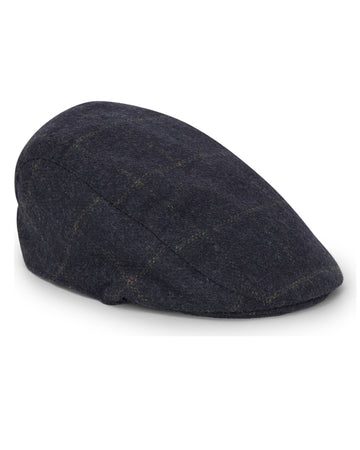Hoggs of Fife Windowpane Waterproof Tweed Hat - 0