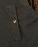Hoggs of Fife Maxton Padded Waxed Waistcoat-4