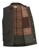 Hoggs of Fife Maxton Padded Waxed Waistcoat-3