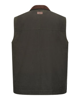 Hoggs of Fife Maxton Padded Waxed Waistcoat - 0