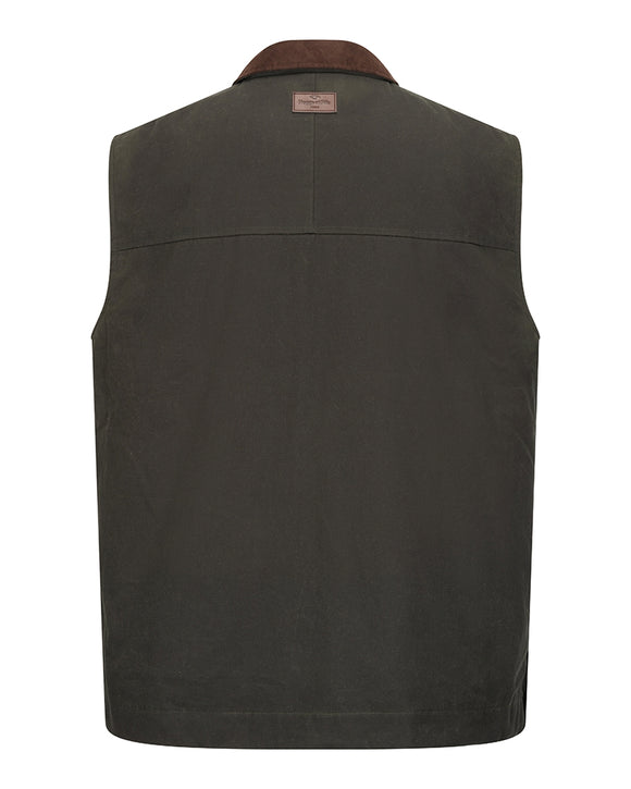Hoggs of Fife Maxton Padded Waxed Waistcoat
