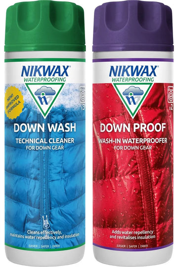Nikwax Down Wash/Down Proof 2pk
