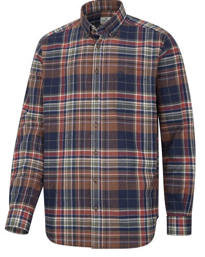 Hoggs of fife Pitreavie Flannel Check Shirt