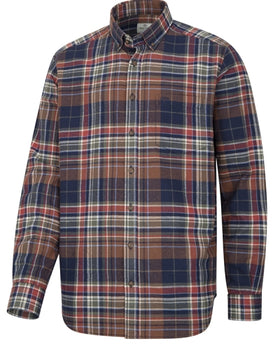 Hoggs of fife Pitreavie Flannel Check Shirt