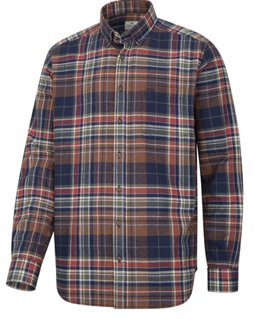 Hoggs of fife Pitreavie Flannel Check Shirt
