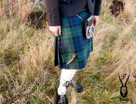 J Boult Red Deer Antler Kilt Pin - 0