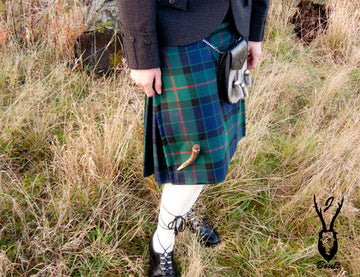J Boult Red Deer Antler Kilt Pin - 0