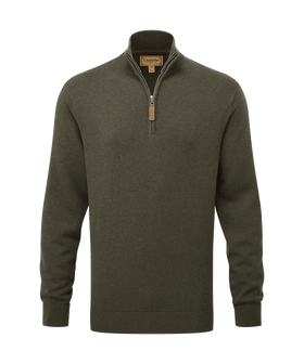 Schoffel Calton Cotton Cashmere 1/4 Zip
