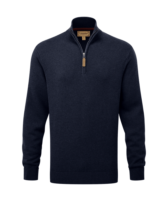 Schoffel Calton Cotton Cashmere 1/4 Zip