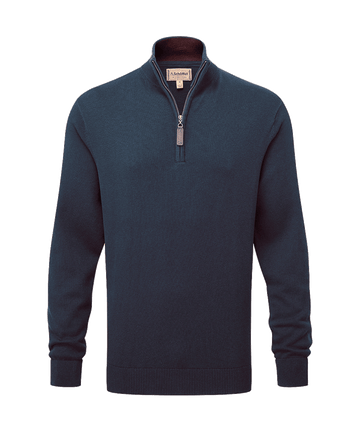 Schoffel Calton Cotton Cashmere 1/4 Zip - 0