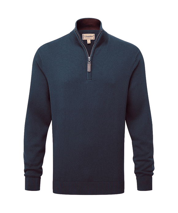 Schoffel Calton Cotton Cashmere 1/4 Zip